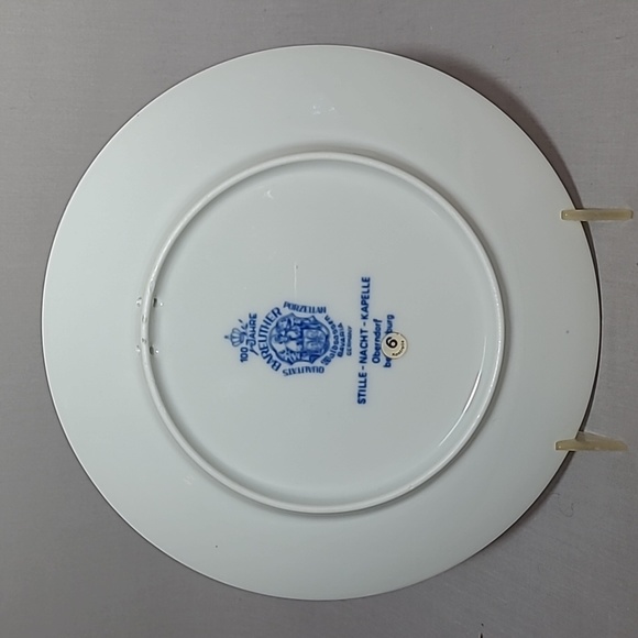 Weihnachten 1970 Christmas Porcelain Plate - Picture 4 of 4